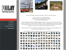 Tablet Screenshot of penleyconcrete.com